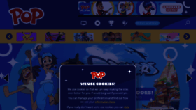 What Popgirl.tv website looked like in 2023 (This year)