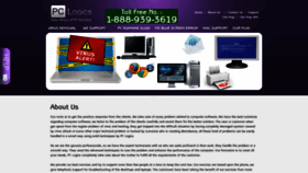 What Pclogics.net website looked like in 2023 (This year)