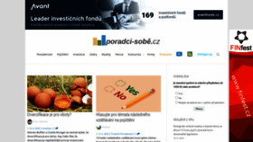 What Poradci-sobe.cz website looked like in 2023 (This year)