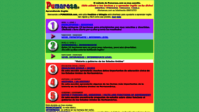 What Pumarosa.com website looked like in 2023 (This year)