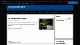 What Picprojects.net website looked like in 2023 (This year)