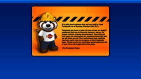 What Pandanda.com website looked like in 2023 (3 years ago)