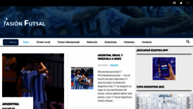 What Pasionfutsal.com.ar website looked like in 2023 (This year)