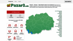 What Pazar3.com.mk website looked like in 2023 (This year)