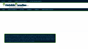 What Printableparadise.com website looked like in 2023 (This year)