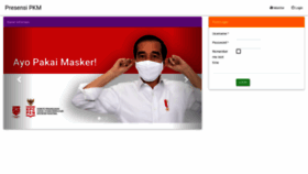 What Presensipkm.banyuwangikab.go.id website looked like in 2023 (This year)