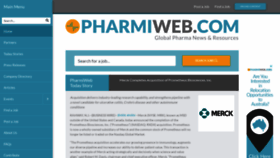 What Pharmiweb.co.uk website looked like in 2023 (This year)