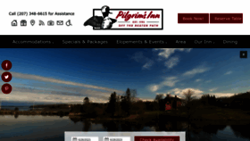 What Pilgrimsinn.com website looked like in 2023 (This year)