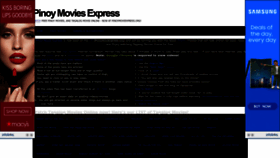 What Pinoymoviexpress.blogspot.com website looked like in 2023 (This year)