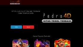 What Pedro4d.cc website looked like in 2023 (This year)
