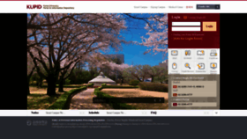 What Portal.korea.ac.kr website looked like in 2023 (3 years ago)