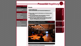What Presseclub-magdeburg.de website looked like in 2023 (This year)