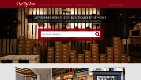 What Popmyshop.fr website looked like in 2023 (This year)