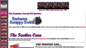 What Polymerclaycentral.com website looked like in 2023 (This year)