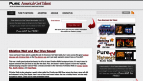 What Pureamericasgottalent.com website looked like in 2023 (This year)