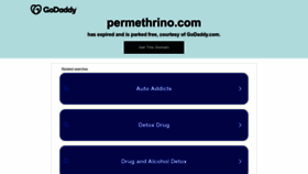 What Permethrino.com website looked like in 2023 (This year)