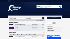 What Portalempregalitoral.com.br website looked like in 2023 (1 year ago)
