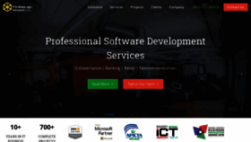 What Parallaxlogic.com website looked like in 2023 (2 years ago)
