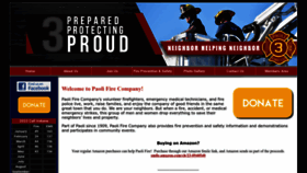 What Paolifirecompany.org website looked like in 2023 (This year)