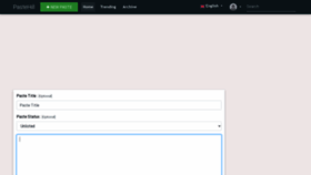 What Pastehill.com website looked like in 2023 (2 years ago)