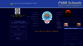What Psbbschools.ac.in website looked like in 2023 (This year)