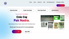 What Paknadra.com website looked like in 2023 (This year)