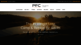 What Premierfitnesscamp.com website looked like in 2023 (This year)