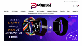 What Phoneo.pl website looked like in 2023 (This year)
