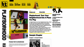 What Playborhood.com website looked like in 2023 (This year)