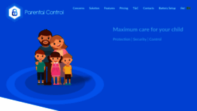 What Parental-control.net website looked like in 2023 (This year)