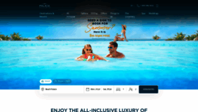 What Palaceresorts.com website looked like in 2023 (This year)