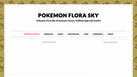 What Pokemonfloraskyrom.com website looked like in 2023 (This year)