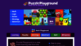 What Puzzleplayground.com website looked like in 2023 (This year)