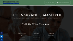 What Policyaudits.com website looked like in 2023 (This year)