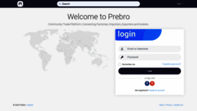 What Prebro.com website looked like in 2023 (This year)
