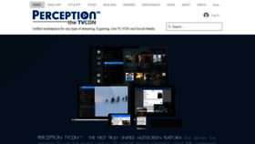 What Perception.tv website looked like in 2023 (This year)