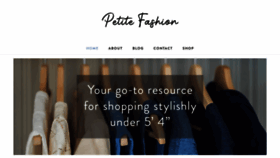What Petitefashion.org website looked like in 2023 (1 year ago)