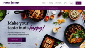 What Purplecarrot.com website looked like in 2023 (This year)