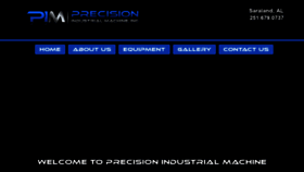What Precisionindustrialmachine.com website looked like in 2023 (2 years ago)