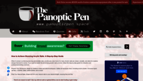 What Panopticpen.space website looked like in 2023 (This year)