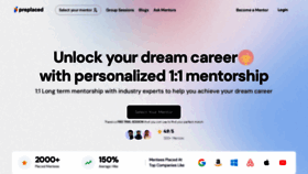 What Preplaced.in website looked like in 2023 (2 years ago)