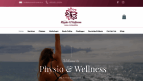 What Physiowellnesshub.ie website looked like in 2023 (This year)