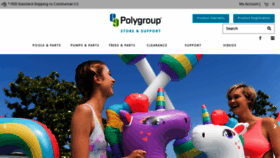 What Polygroupstore.com website looked like in 2023 (This year)
