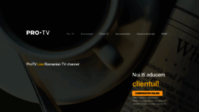 What Protv.live website looked like in 2023 (This year)