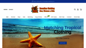 What Paradiseclothingco.com website looked like in 2023 (This year)