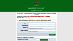 What Pay.mak.ac.ug website looked like in 2023 (This year)