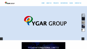 What Pygargroup.com website looked like in 2023 (This year)