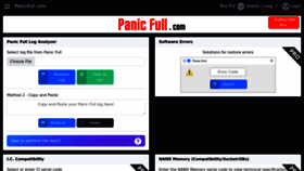 What Panicfull.com website looked like in 2023 (This year)