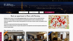 What Paristay.com website looked like in 2023 (This year)