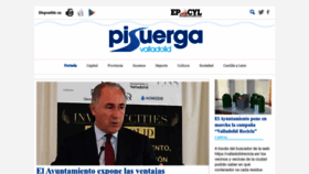 What Pisuerganoticias.com website looked like in 2023 (This year)